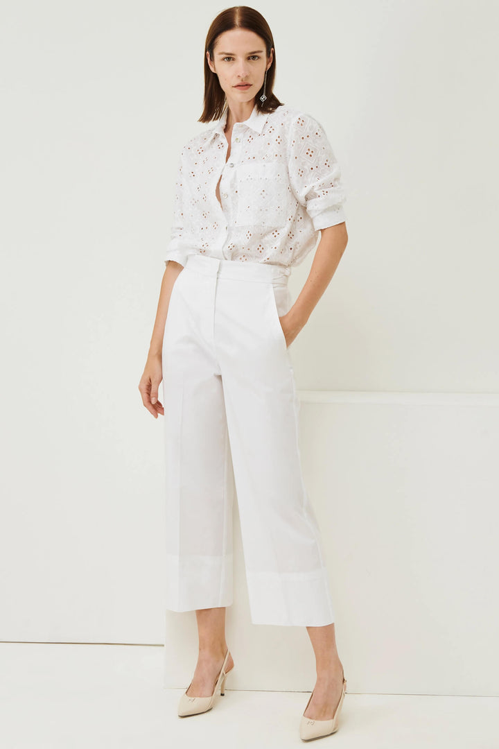 Marella Voghera 2331111334200 White Shirt - Olivia Grace Fashion