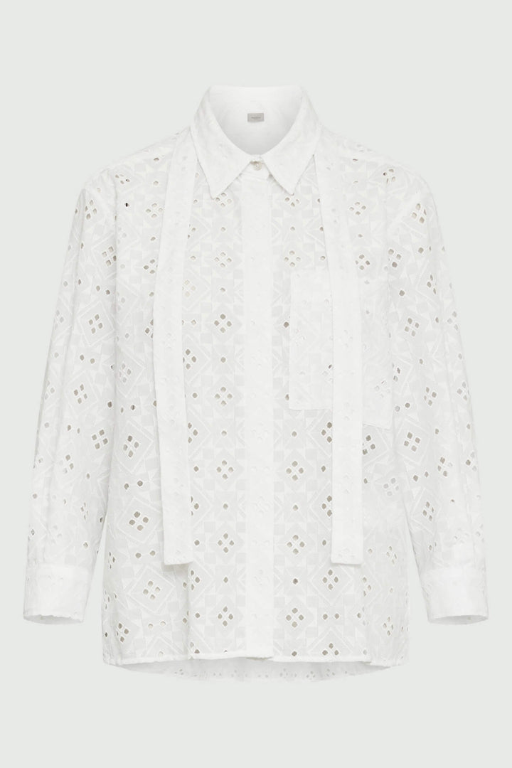 Marella Voghera 2331111334200 White Shirt - Olivia Grace Fashion