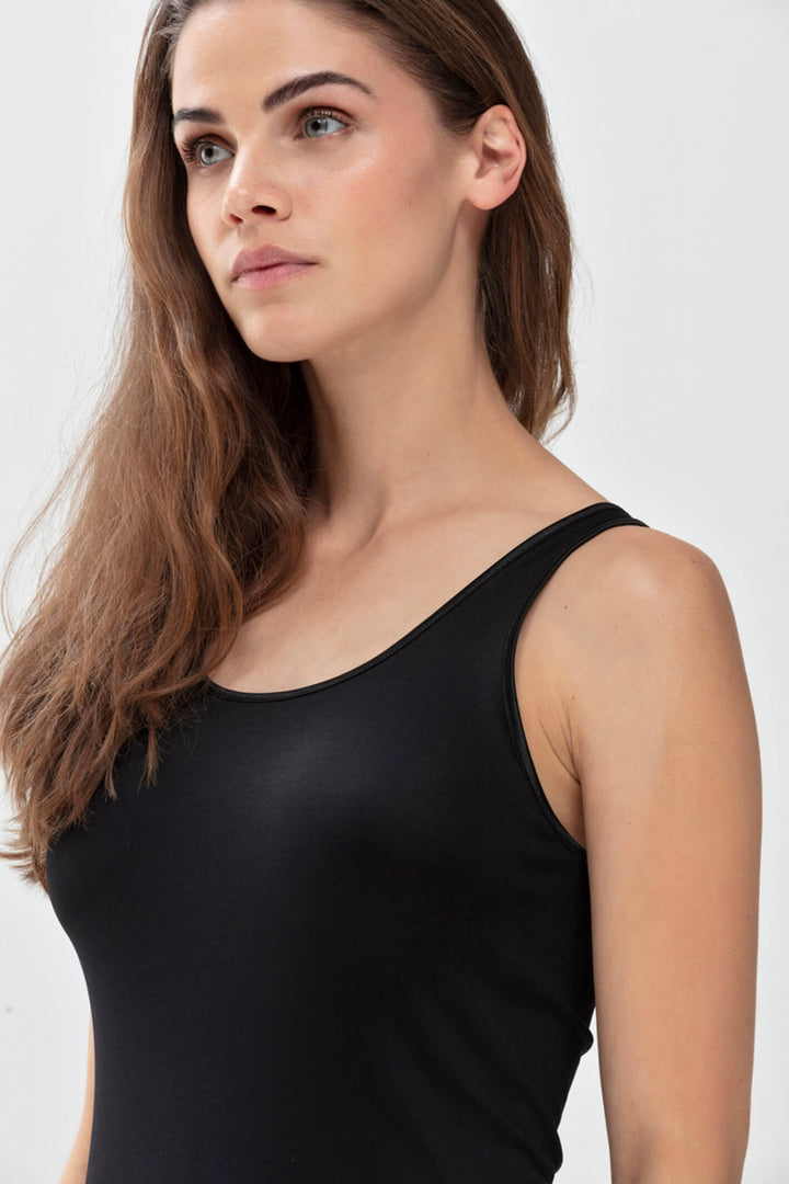 Mey 55204 Black Vest Top - Olivia Grace Fashion