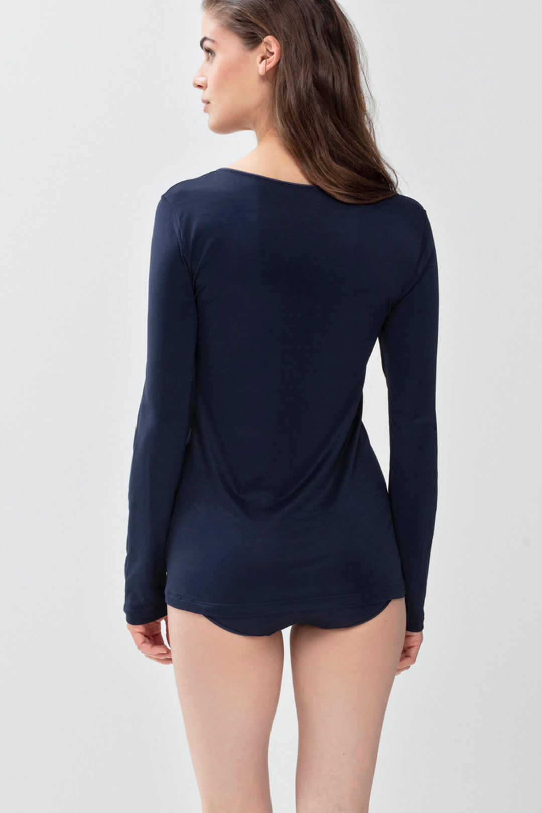 Mey 56202 Long Sleeved Navy Top