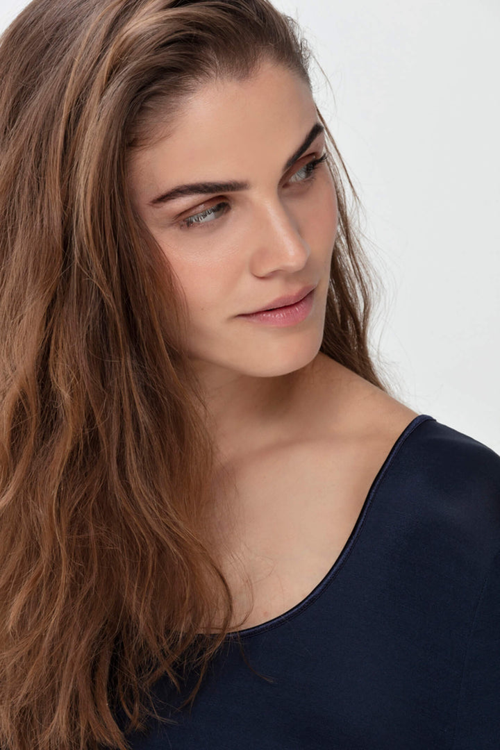 Mey 56202 Long Sleeved Navy Top