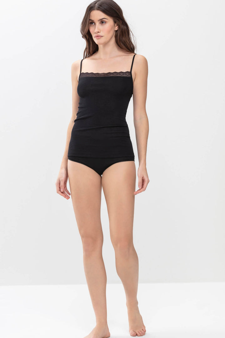 Mey MyBasics Black Silk Touch Wool Camisole Top - Olivia Grace Fashion