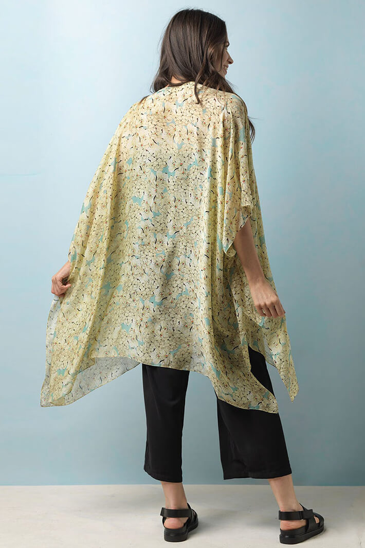 One Hundred Stars Throwover Blossom Aqua - Olivia Grace Fashion