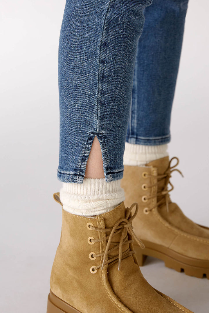 Oui 76130 Dark Blue Denim Jeans - Olivia Grace Fashion