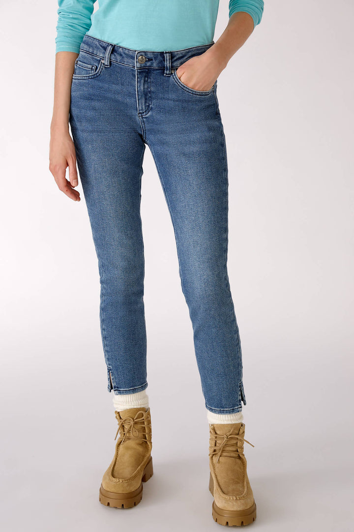 Oui 76130 Dark Blue Denim Jeans - Olivia Grace Fashion