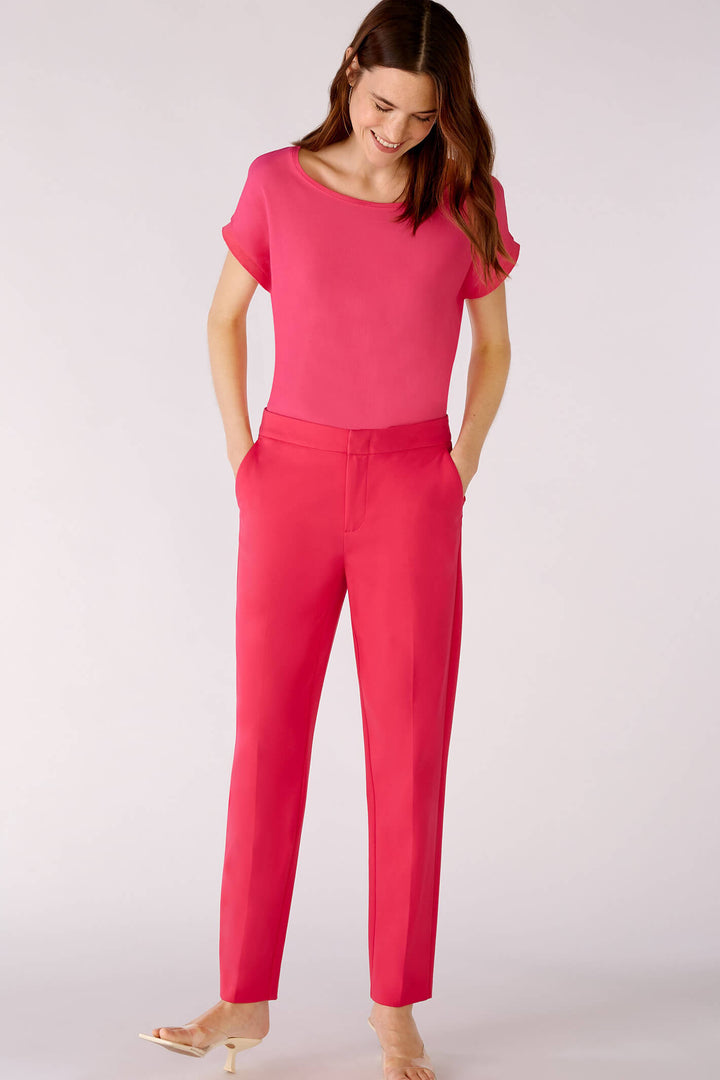 Oui 78202 Pink Trousers - Olivia Grace Fashion