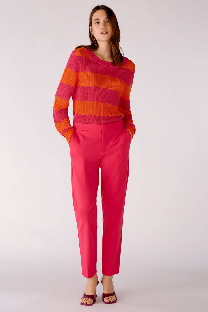 Oui 78202 Pink Trousers - Olivia Grace Fashion