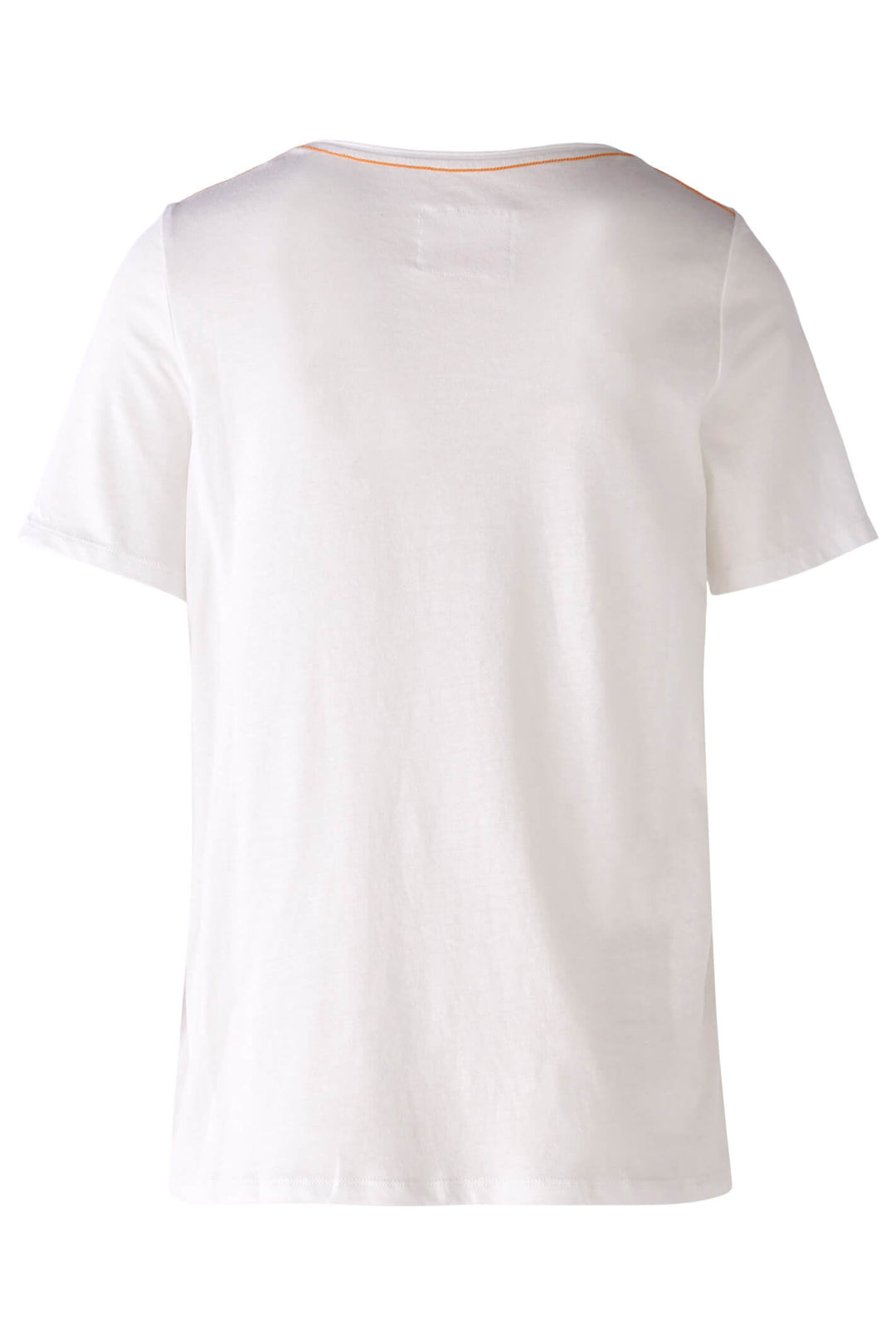 Oui 78613 Optic White Motif T-Shirt - Olivia Grace Fashion