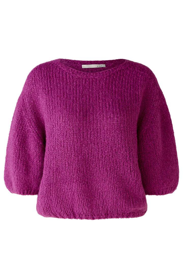 Oui 78697 Clover Pink Jumper - Olivia Grace Fashion