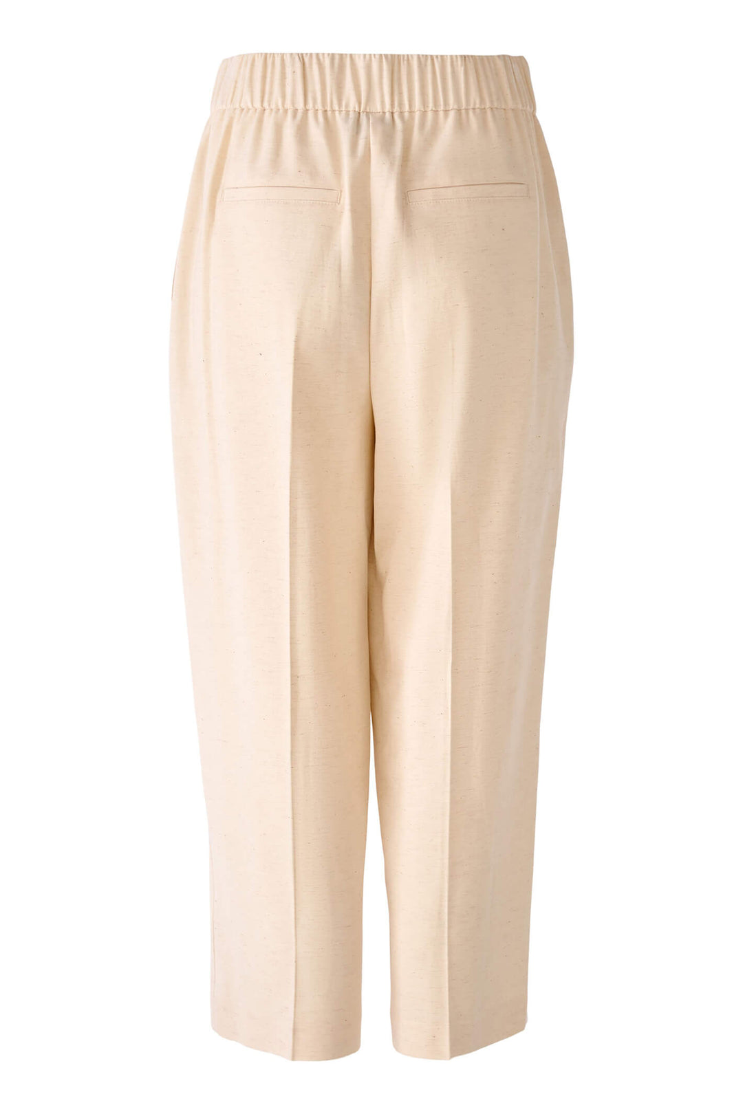 Oui 79134 Off White Cropped Trousers - Olivia Grace Fashion