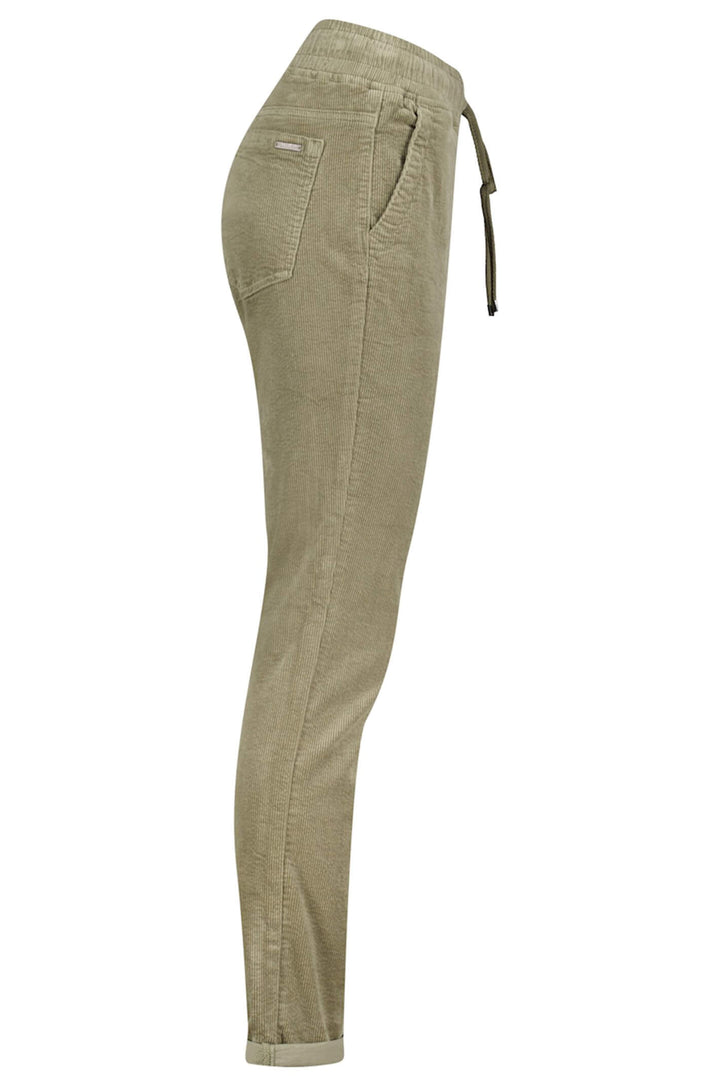 Red Button SRB3082 Tessy Sage Green Cord Jog Trousers - Olivia Grace Fashion