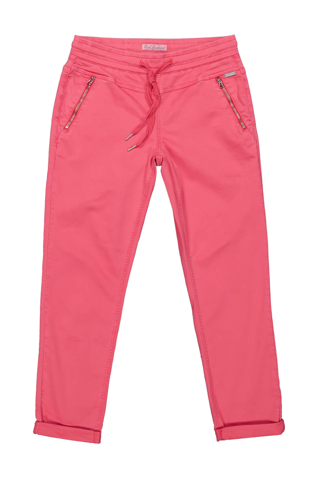 Red Button SRB3936 Raspberry Pink Tessy Crop Jogger Trousers - Olivia Grace Fashion