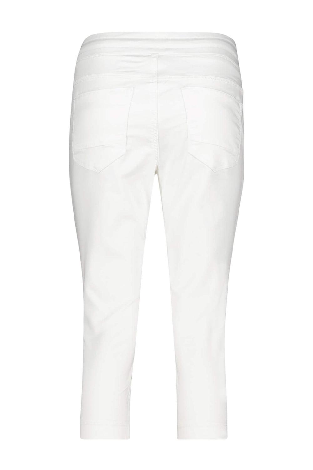 Red Button SRB4034 Tessy White Capri Jogger Trousers - Olivia Grace Fashion