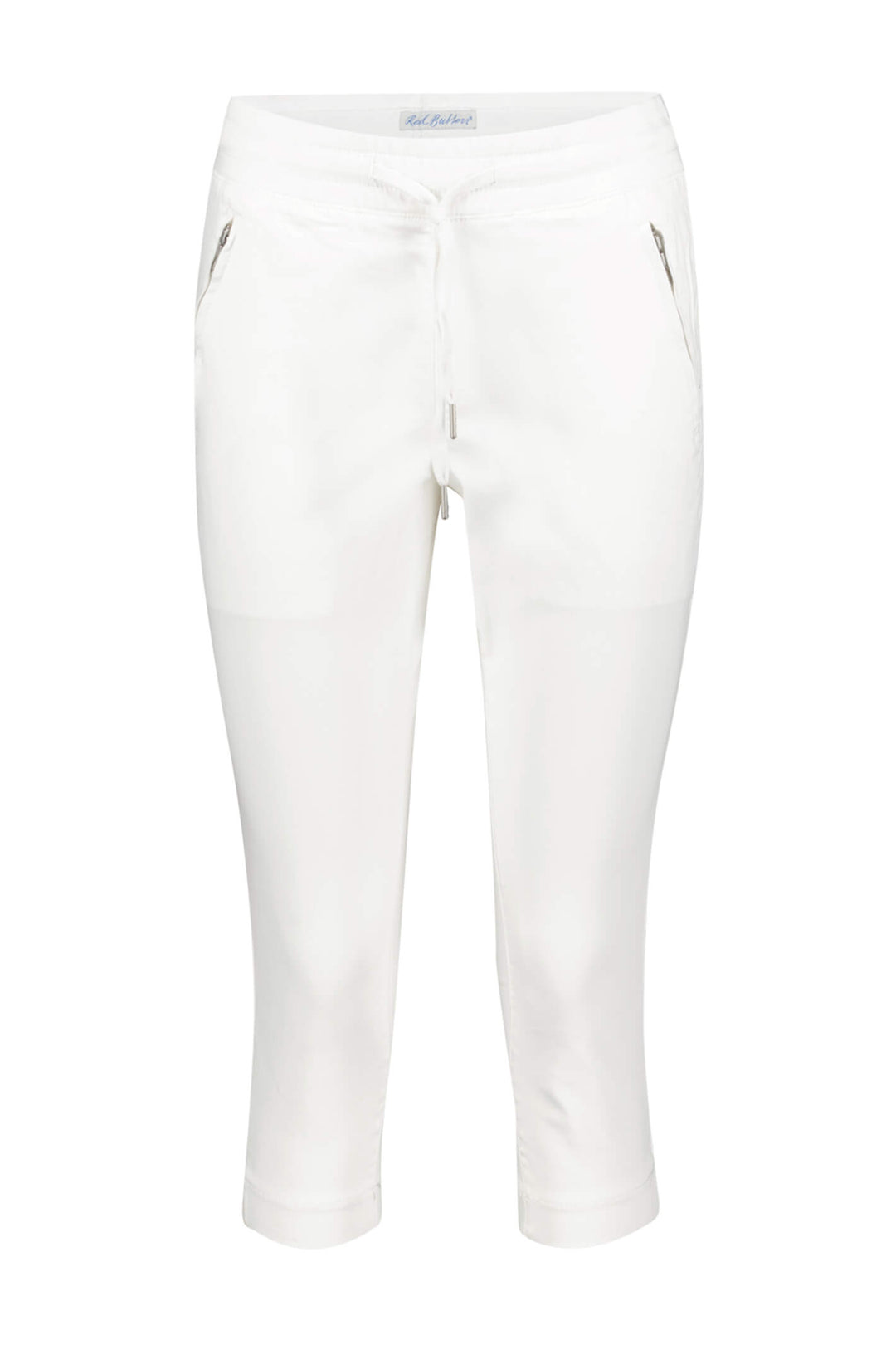 Red Button SRB4034 Tessy White Capri Jogger Trousers - Olivia Grace Fashion