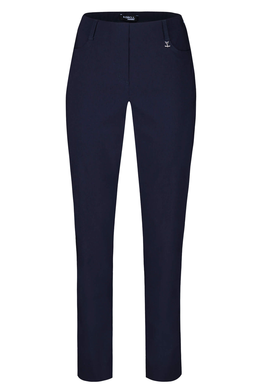 Robell Lexi Navy Golf Trousers 78cm 52668 5499 - Olivia Grace Fashion