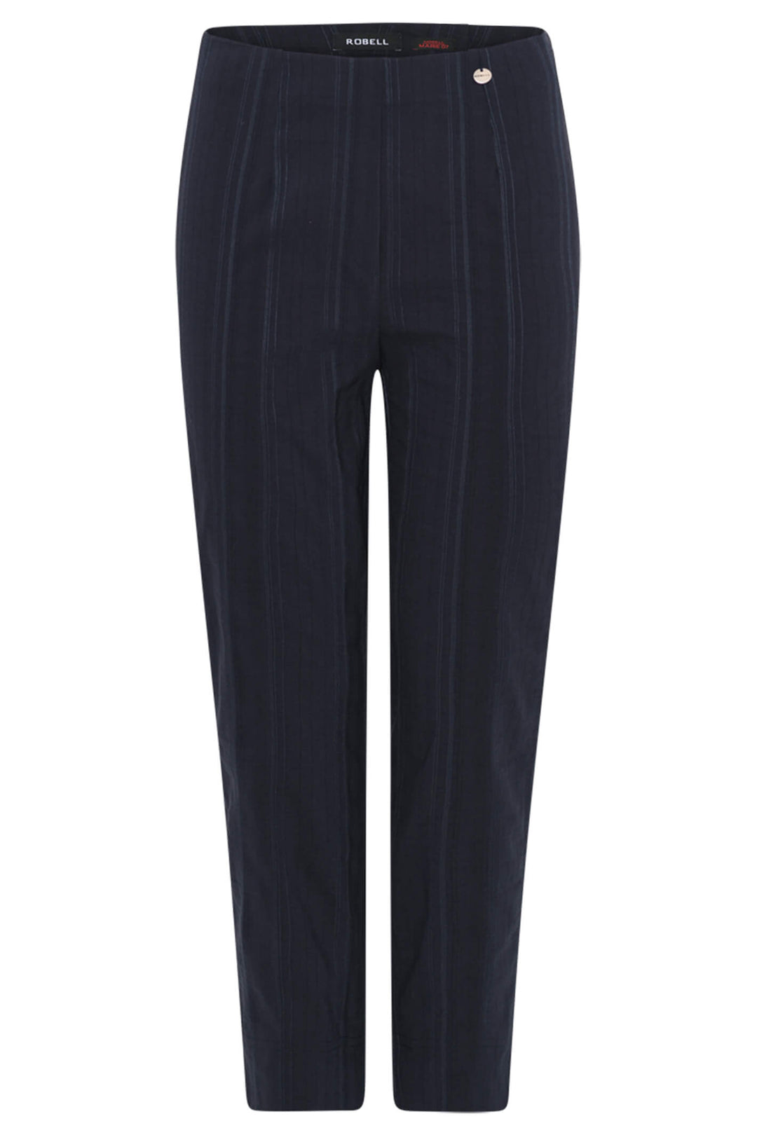 Robell Marie 07 Navy 69 Crop Trouser 55cm 51576-54554 - Olivia Grace Fashion