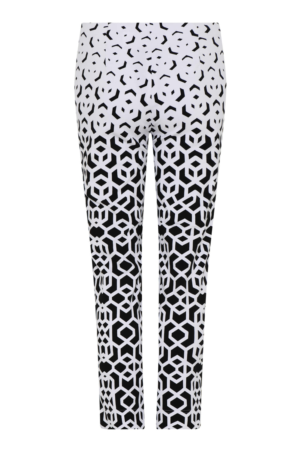 Robell Rose 09 White 10 Ankle Grazer 68cm Trousers 51622-54069 - Olivia Grace Fashion