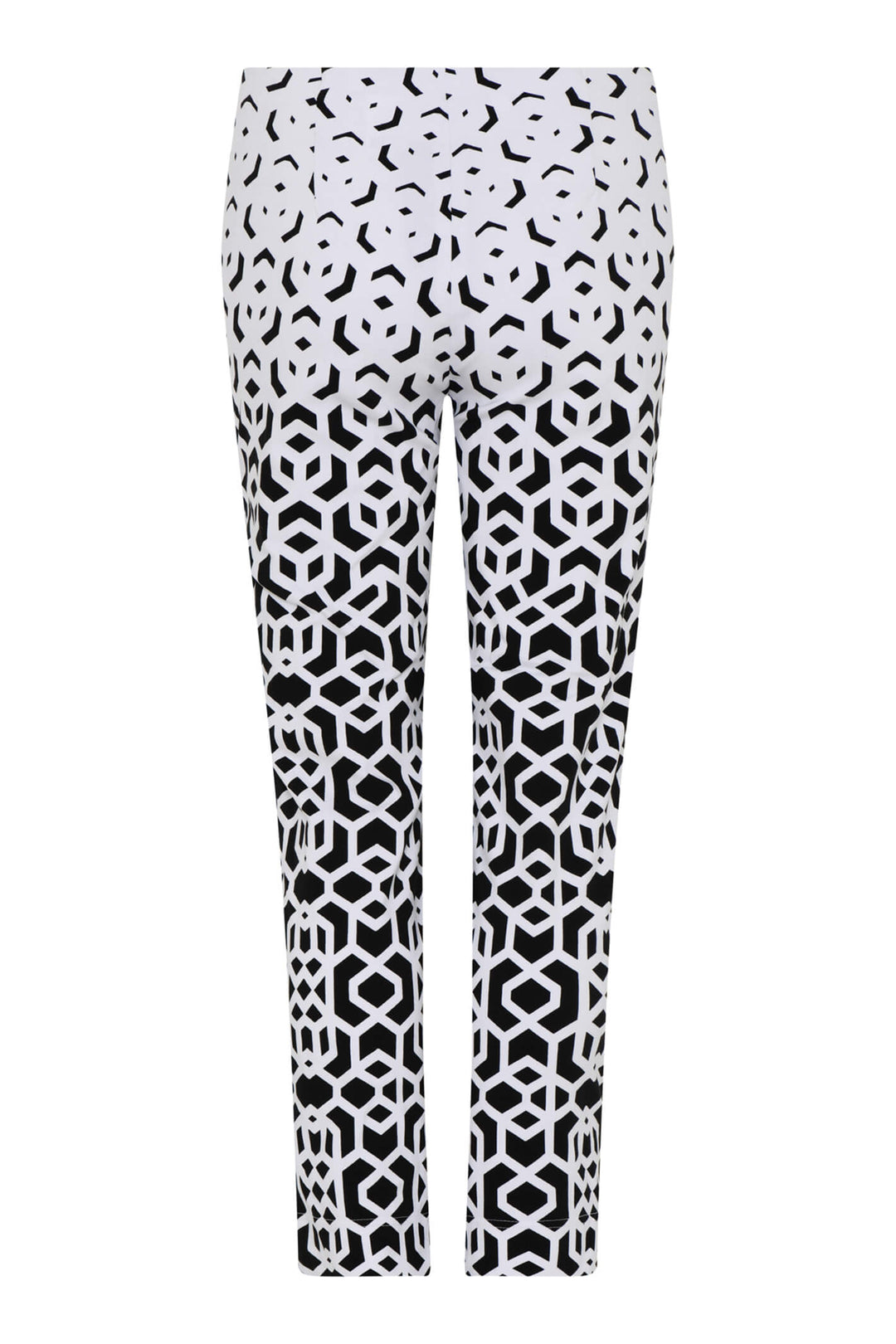 Robell Rose 09 White 10 Ankle Grazer 68cm Trousers 51622-54069 - Olivia Grace Fashion